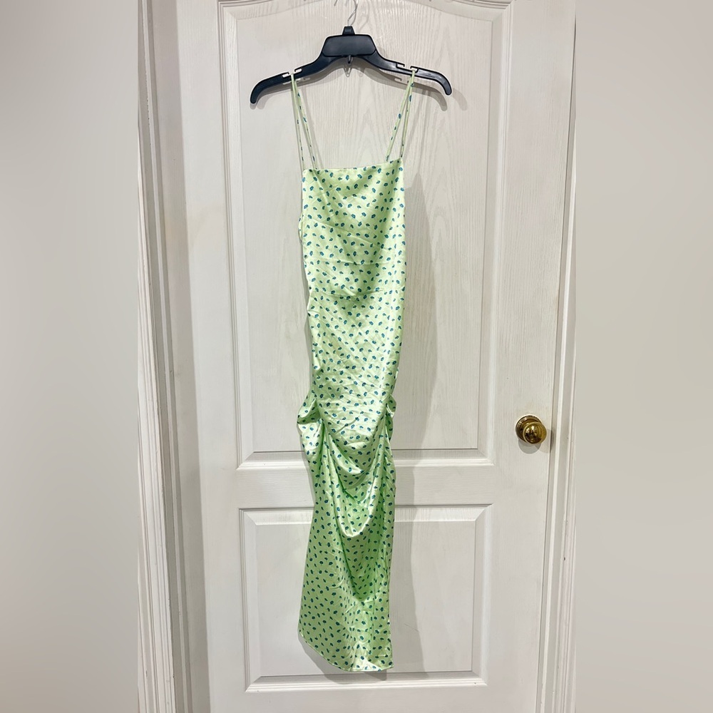 Final price NWOT Zara Green Floral Dress